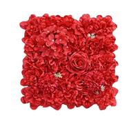 YPREWY Realistic Silk Rose Wall Panel For Wedding Backdrop Home Decors Artificial Flower Background With Easy Assembly Faux Rose Wall Decoration
