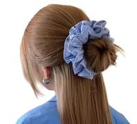 YPREWY Stripe Heart Pattern Hair Tie Fashionable Multiple Layer Elastics Hair Ties for Various Ages and Occasion