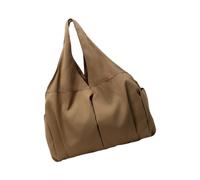 YPREWY Women's Solid Color Drape Handbag Nylon Shoulder Bag Large Capacity Underarm Bags For Shopping Travel And Sports Stylish Shoulder Bag