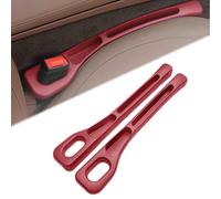 YPSBBHD 2PCS Car Side Seat Gap Filler, Compatible with Hyundai SEVEN HDC-7 FE Fuel Cell, Anti Drop Side Pocket Seat Gap Storage Box Car Accessories,Red