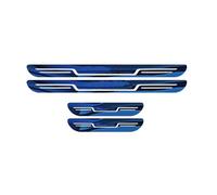 YPSBBHD Car Door Sill Protector, Compatible with Scion xA xB xD iA iM iQ, Anti Scratch Welcome Pedal Protect Trim Cover Auto Accessories, Blue