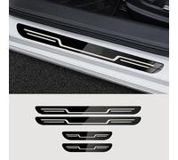 YPSBBHD Car Door Sill Protector, Compatible with Scion xA xB xD iA iM iQ, Anti Scratch Welcome Pedal Protect Trim Cover Auto Accessories,Black