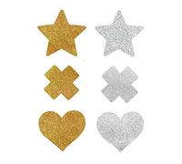 Ypser 80 Pairs Multi Design Nipple Covers Disposable Pasty Satin Pasties for Women