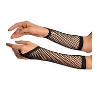 Ypser Long Fishnet Gloves Fingerless With Finger Loop