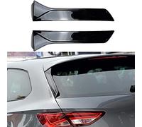 YPSQQHD 2 Pcs Compatible with Seat Leon FR MK3 MK3.5, Rear Window Side Spoiler Wing Lip Body Kits Tuning Accessories ABS Black,Glossy Black