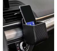 YPSQQHD Car air outlet storage box, compatible with BYD Tang DM-i DM-p DM 2.0T EV, multi-functional car storage box for mobile phones, interior accessories,Black