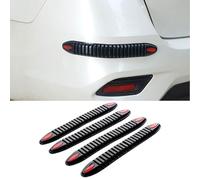 YPSQQHD Compatible with Acura CSX Integra Legend, Car Bumper Edge Protection Strip Trim Sticker Anti-collision Exterior body accessories (4 Pcs),Black