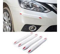 YPSQQHD Compatible with Acura CSX Integra Legend, Car Bumper Edge Protection Strip Trim Sticker Anti-collision Exterior body accessories (4 Pcs),White