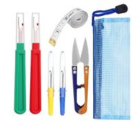 YPYMOD 4 PCS Seam Ripper, Big and Small Stitching Thread Unpicker, Scissors and Storage Box,The Sharp Stitch Ripper is Suitable for Needlework DIY Tool Craft Hemlines, Pockets, Sewing