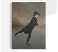YPZCKXNLF Skating Minister Vintage Painting, Reverend Robert Walker Print Picture, Antique Fine Décor 40X60Cm Frameless
