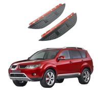 YPZJJBLD 2Pcs Rearview Mirror Rain Covers-1 Pair Car Rear View Mirror Rain Cover for Mitsubishi Outlander MK2 2006-2012, Smoke Guard