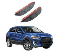 YPZJJBLD 2Pcs Rearview Mirror Rain Covers-1 Pair Car Rear View Mirror Rain Cover for Mitsubishi Outlander Sport MK1 2012-2017, Smoke Guard