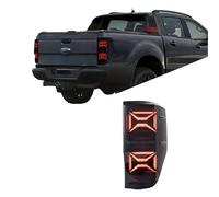 YPZJJBLD LED Tail Light for Car - Premium Replacement Tail Lamp with Bright Illumination, for Ford Ranger Double Cab, Shock-Resistant & Long-Lasting,B-Right