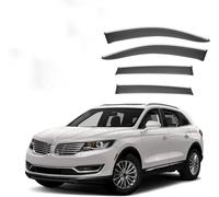 YPZJJBLD Premium 4-Piece Wind Rain Sun Guard Deflectors For Lincoln MKX MK2 2016 2017 2018, sunshade Rainproof thickening refit Visors/Rain Side Window Sun Rain Guard,A