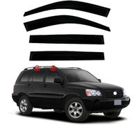 YPZJJBLD Premium 4-Piece Wind Rain Sun Guard Deflectors For Toyota Highlander MK1/XU20 2000-2005 2006, sunshade Rainproof thickening refit Visors/Rain Side Window Sun Rain Guard
