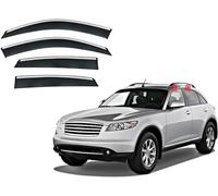 YPZJXQXQ Wind Deflectors For Infiniti FX MK1-S50 2003 2004 2005 2006 2007,Window visor Keep Your Car Ventilated In Rain Rain Sun Guard Side Window Vent Visors