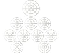 Ypzxola 10pcs Fermenting Jar Mesh Presser Wide Mouth Fermenting Jar Press Weight Pickle Can Press Mesh Plate Fermenting Presser Mesh Practical Weights for Canning, Pickling, and Fermentation