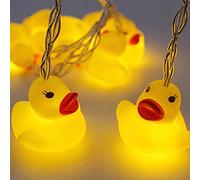 YQ-BEST 1.5 Meter Battery Powered Cute Animal Duck Shape 10 Led Fairy Lights String Lights for Halloween Christmas Thanksgiving Home Party Children Kids Bedroom Decoration