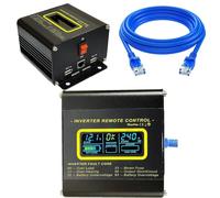 YQ Smart LCD Remote Control + 3m Cable for YQ Brand 12V/24V Power Inverter ONLY