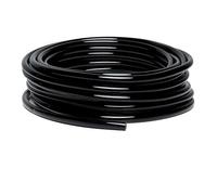 YQBFTC 15M Irrigation Pipe 4-7 MM,Garden Irrigation Hose Pipe Watering Plants Green House for Micro Drip Systems Flexible Tube,Black PVC Micro Drip Line Precise Watering for Gardens,Orchards & Rows