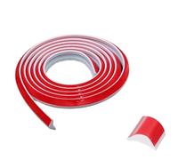 YQBFTC 5M TPE Quadrant Trim,12x9mm Skirting Board Trim,Flexible Moulding Wall Corner Trim Self Adhesive,Caulk Strip Beading for Laminate Flooring,Coving for Ceilings Caulk Strip for Kitchen Shower
