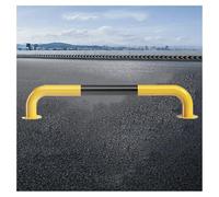 YQCXG U-Shaped Guardrail Anti-Collision Bar,Thickened Steel Pipe Round Parking Column,Workshop Warning Column Parking Blocker,for Driveway Parking Lot(1500x200x2.0mm)