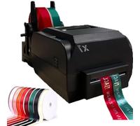 YQDDO Satin Ribbon Printing Machine, Digital Ribbon Printer, Label Printer, Foil Stamping Printing Machine, Supports 50+ Languages, 150MM/S(Double row)