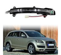 YQINGQ Car Rearview Mirror Turn Signal Light for A-udi Q5 Q7 2009-2017, Cornering Indicators Lamp Sides Wing Mirror Indicator Cover Left Right Replacement Parts 4L0949101A,Right