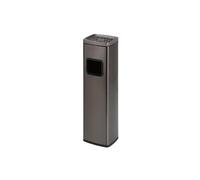 YQINQIN83B ashtrays for outside Stainless Steel Smoking Area Ash Columns Lobby Ladder Entrance Extinguisher Vertical Cigarette Butt Collection Trash Cans ashtray for outside patio(Multi-colored)