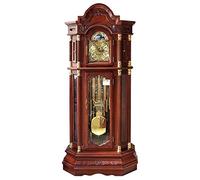 YQINQIN83B Freestanding Clock Wooden Floor Clock Standing European Style