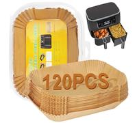 YQL Disposable Air Fryer Liners for Ninja Dual 7.6L - 9.5L/Tower, 120pcs