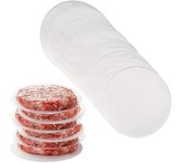 YQL Hamburger Patty Papers 11cm, 200pcs 4.5inches Non Stick Wax Discs Paper