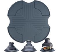 YQL Silicone Trivet for Ninja CRISPi Portable Air Fryer FN101UK, Reusable Ninja Crispi Accessories, Silicone Heat Resistant Mat for Kitchen Worktops, Non-Slip Hot Pad, Durable Trivets for Hot Pans