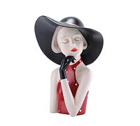 YQLKD Decor Sculpture Handmade Girl Rest One'S Chin Ornaments Statue Figurine Sculpture Decor Ornaments