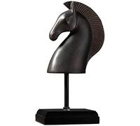 YQLKD Tabletop Sculpture Resin Horse Head Statue Figurines Decoration Statues And Sculptures