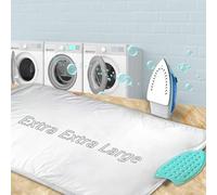 YQMAJIM Ironing Mat,Thickened (32x54 inch) Ironing Blanket Ironing Pad, Double-Side Using Heat Resistant Pad Extra Extra Large Ironing Board for Table Top,Countertop,Etc.