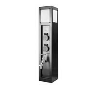 YQMHEZ Garden Stainless Steel Waters Column, Smart Standing Water Column, Multi-Function Vertical Faucet Post with Lights, Outdoor Spigot Irrigation Post