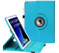 YQMYXG iPad Case for 10.2inch, 360 Degree Rotating Protective Cover with Sleep Function, Compatible with iPad 9th/8th/7th Generation, Sky Blue