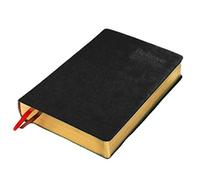 YQNISCU A5 Notebook 600 Pages Retro Leather Journal Blank Sketch Painting Handbook Bible Memo Notepad Black(Black)