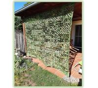 YQOLG87 Hunting Camo Netting,1x3m,2x4m,Camouflage Net,Outdoor Shading Net,Gazebo Sunscreen Mesh,for Camping,Car Cover,Theme Party,Military,Various Sizes,Green-6x7m(20 * 23ft)