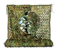 YQOLG87 Reinforce Camouflage Netting,Woodland Camo Netting,Army Blinds Nets,150D Oxford Fabric,for Garden Fence,Wildcamping,Car Coverage,Camping,Green-4x7m(13 * 23ft)