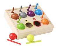 Yqooup Color Matching Balls,Educational Interactive Ball Activities - Learning Color Sorting Game,for Home Indoor Classroom School Daily Play