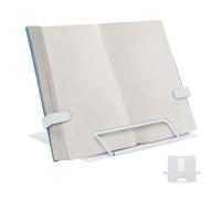 Yqooup Cookbook Stand,Foldable Page Clip Desktop Riser - Laptop Stand,for Office Library Bedroom Studying Kitchen Cafe Bookstore