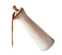 Yqooup Oil Dispenser | 120ml Japanese Ceramic Container | Olive Oil Dispenser Bottle,for Cooking Syrup Condiment Seasoning Honey Pantry Countertop Home Restauant