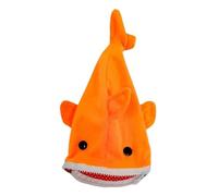 Yqqhrbm Shark-Shaped Pencil Case, Lightweight, Ideal for The Office Or for Cartoons, Oranges