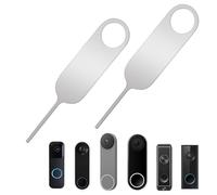 YQQYG 2PCS Doorbell Key Tool, Ring Doorbell Tool, Doorbell Opening Pin Tool, Remove Doorbell Mount and Battery Replacement Pin Security Key Compatible with Nest, Google Nest and Eufy