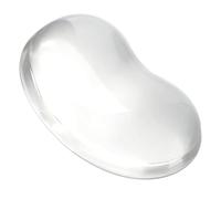 YQQYG Gel Wrist Rest Transparent Silicone Mouse Wrist Support Soft Ergonomic Wrist Pad for Mouse Computer, Laptop, Office, Home, School
