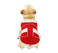 YQQYMBD dog coat Autumn And Winter Pet Clothes Teddy French Bulldog Simple Lapel Dog Cotton Coat Lamb Wool Coat Dog Clothes-claret-m