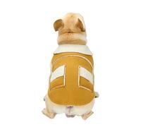 YQQYMBD dog coat Autumn And Winter Pet Clothes Teddy French Bulldog Simple Lapel Dog Cotton Coat Lamb Wool Coat Dog Clothes-khaki-m