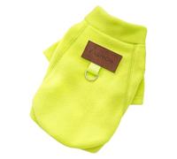 YQQYMBD dog coat Pet Dog Cat Autumn And Winter Clothes Plus Velvet Bottoming Shirt Outer Wear Can Pull Bichon French Bulldog-fluorescent Green-5xl